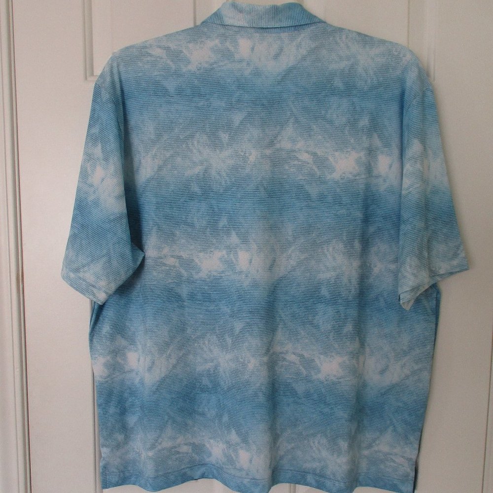 Greg Norman ML75 Mens S/S Blue Stretch Golf Polo Shirt - Size XL* - Picture 3 of 3